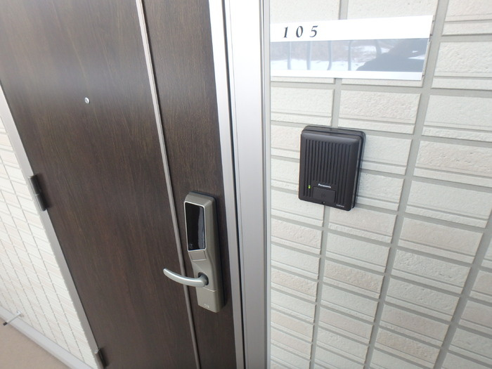 リジエール西仙北の玄関