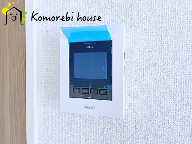 上尾市浅間台　４期　新築一戸建て　グラファーレ　01の防犯設備|モニター付インターホンです