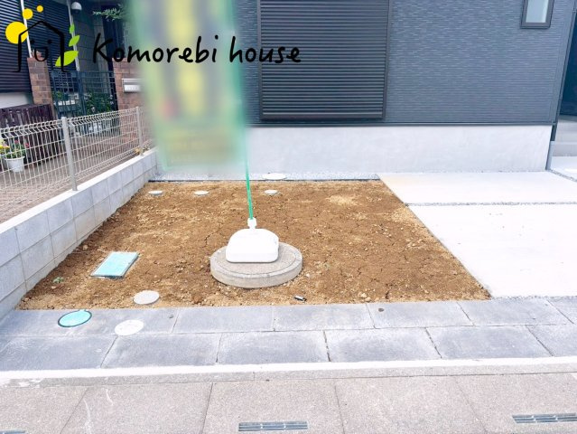 上尾市浅間台　４期　新築一戸建て　グラファーレ　01の庭|お庭の付いた物件です