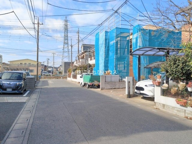 上尾市浅間台　４期　新築一戸建て　グラファーレ　01の前面道路含む現地写真|撮影：'26/02/18