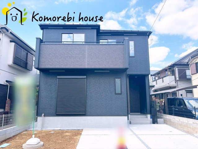 上尾市浅間台　４期　新築一戸建て　グラファーレ　01の外観|外観は落ち着いています