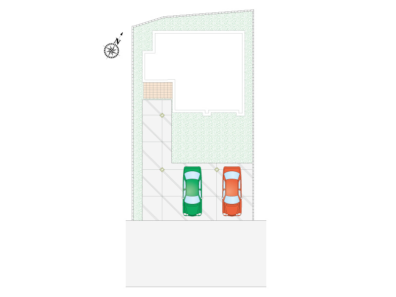 2号棟　配置図