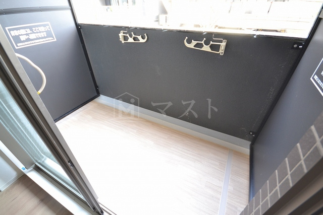 エスリード阿波座ラグジェのバルコニー