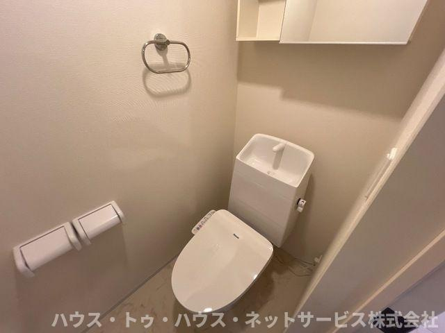 （仮称）柏市篠籠田　新築アパートのトイレ