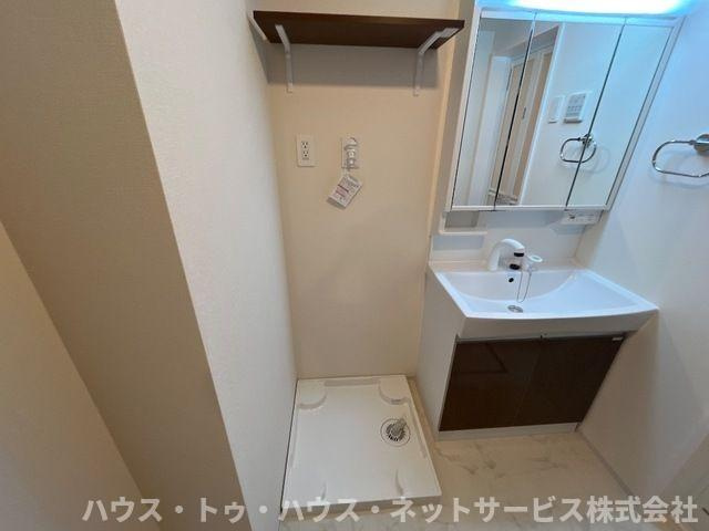 （仮称）柏市篠籠田　新築アパートの洗面所