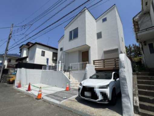 祝成約　八王子市　東浅川町　新築戸建ての外観|～仲介手数料無料☆八王子ひなた不動産～　八王子市東浅川町　新築戸建て