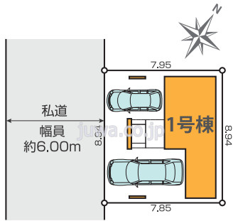 【新築分譲住宅】和光市南6期の区画図