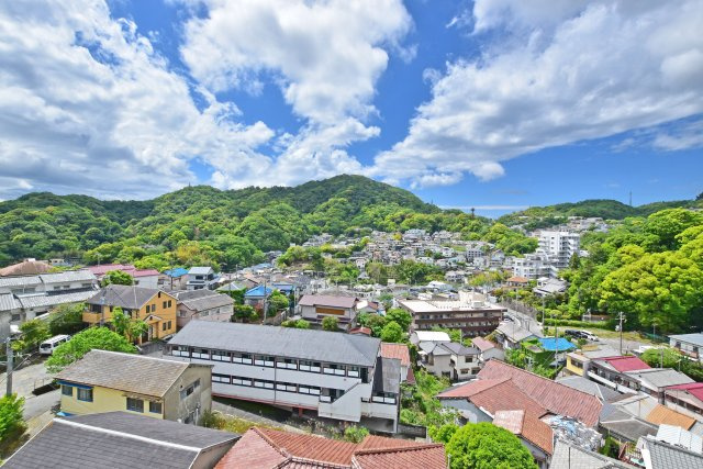 ワコーレグラン山の手の展望|バルコニーからの眺望です。