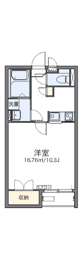 レオネクストアナスタシアの間取り