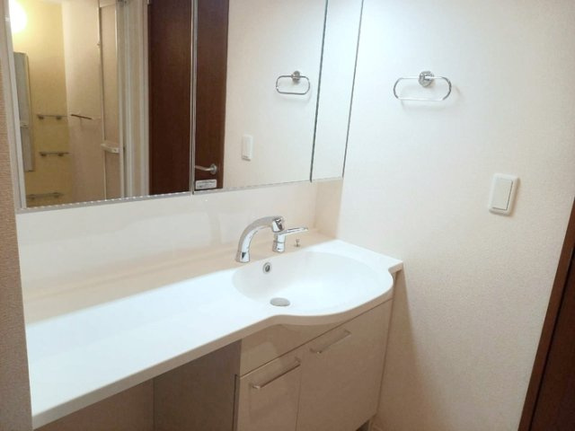 プレジール津志田の洗面所