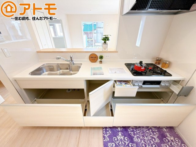 【キッチン】 | 富士宮市ひばりが丘第1　新築一戸建て　全1棟