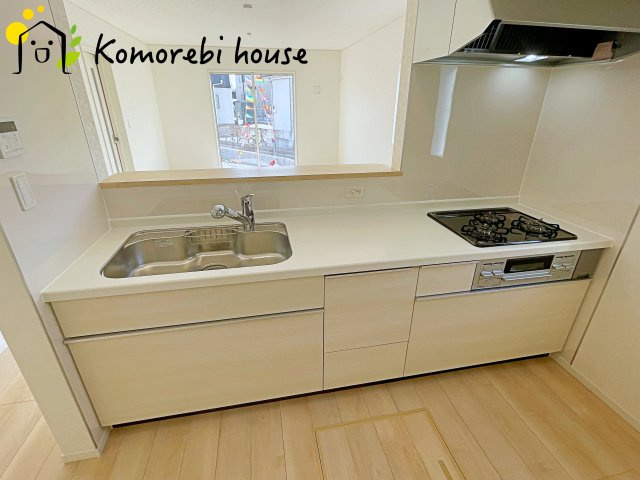 上尾市大谷本郷　第8　Ⅱ期　新築一戸建て　クレイドルガーデン　01のキッチン|26.2.5撮影済み