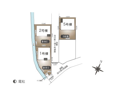 上尾市大谷本郷　第8　Ⅱ期　新築一戸建て　クレイドルガーデン　01の区画図|1号棟