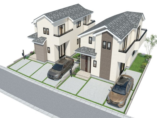 昭島市美堀町2丁目全２棟　新築分譲　