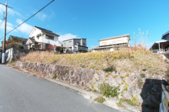 東広島市黒瀬町丸山土地の前面道路含む現地写真