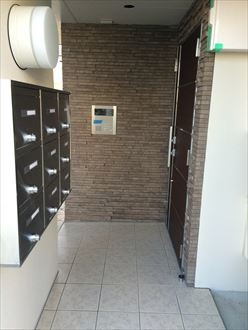 ニューリバーの玄関|エントランスです