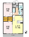 【間取り】 | ファミリーにおすすめの２ＬＤＫ！
