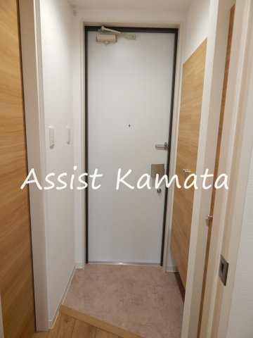 ウェルスクエア下丸子の玄関