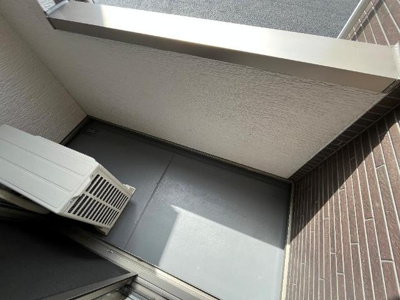 【その他】 | 仮）内牧アパートA棟　新築工事 | ベランダ（イメージ）