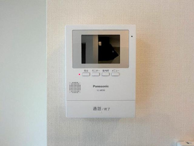 【内装】 | 仮）内牧アパートA棟　新築工事 | カメラ付インターホン（イメージ）