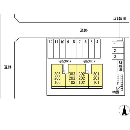 マイリーブルの区画図