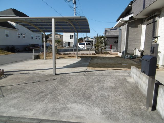 つくば市春風台　東南角地の駐車場
