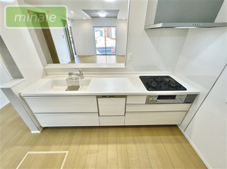 【キッチン】 | 室内物干し・食洗機付　LDK高天井　三山2　1棟 | 施工例