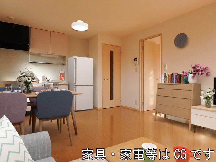 ハイム上野町　ＣＤＥの居間・リビング