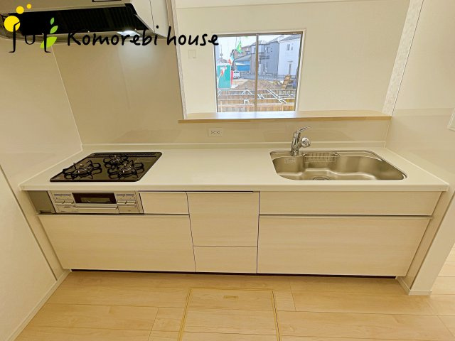 上尾市大谷本郷　第8　Ⅱ期　新築一戸建て　クレイドルガーデン　05のキッチン|26.2.5撮影済み