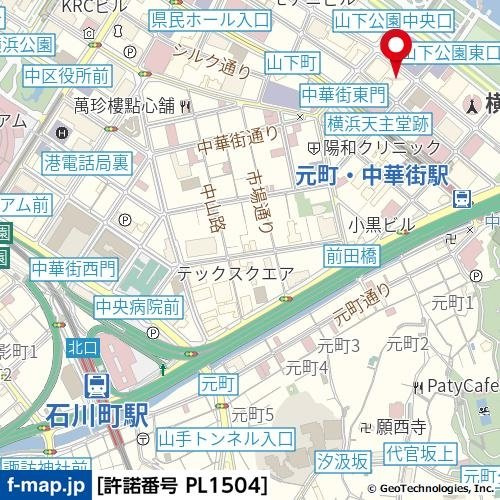 日神デュオステージ横濱マリンスクエアの地図