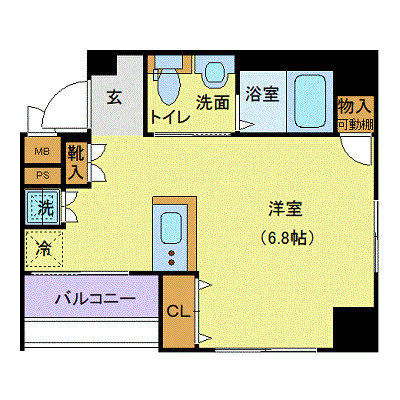 ガリシア日本橋水天宮Ⅱの間取り