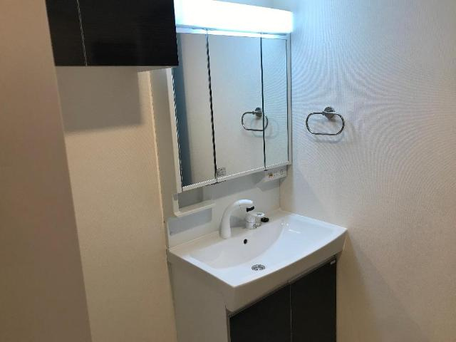 仮）犬山市裏之門新築アパートの洗面所|洗髪洗面化粧台（イメージ）