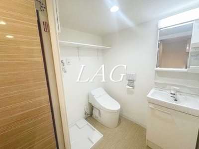 【洗面所】 | ＣＲＥＡＬ住吉 | 洗面台です。