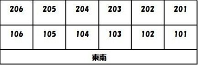 【区画図】 | ローズアパート（Ｑ－０１４）