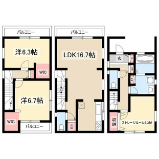 【間取り】 | リーブルファイン高畑