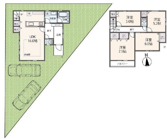 草津市西矢倉3丁目 B号棟