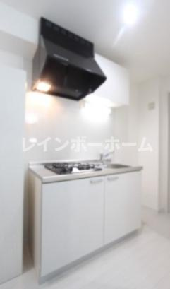 千葉市花見川区朝日ケ丘４丁目のアパートのキッチン