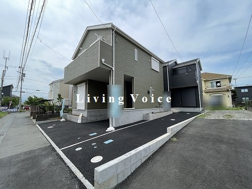 【外観】 | 【仲介手数料０円】平塚市田村第48　新築一戸建て　1号棟　全2棟 | 全体　平塚市田村第48　新築一戸建て