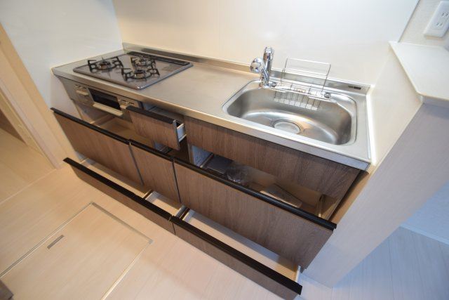 オアシスグレースのキッチン|キッチンの収納