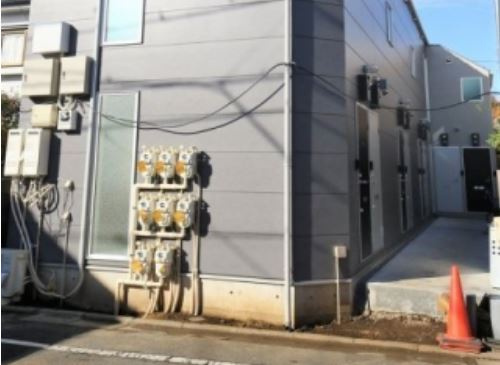 オーパスワン松庵のエントランス|落ち着いたエントランスです