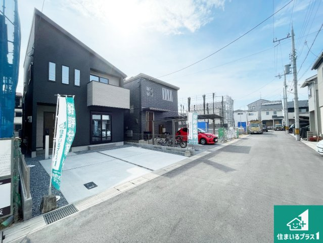 京都市伏見区羽束師鴨川町　第3期　新築一戸建ての外観|安心の10年保証！外観を美しく保ち、雨水で汚れを落とします！気になることがありましたら、お気軽にお問い合わせください！