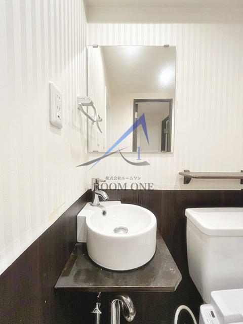 アクシルコート新大橋の洗面所|洗面台です。