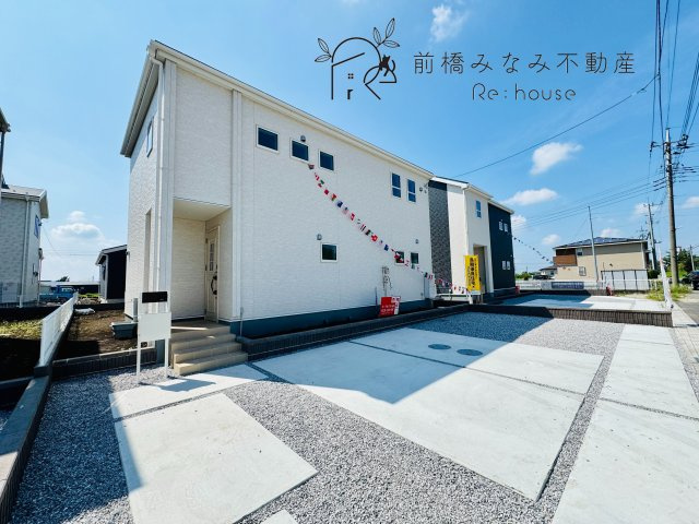 前橋市茂木町第3　２号棟(全８棟)　リーブルガーデン　新築建売分譲の外観|おしゃれな外観です