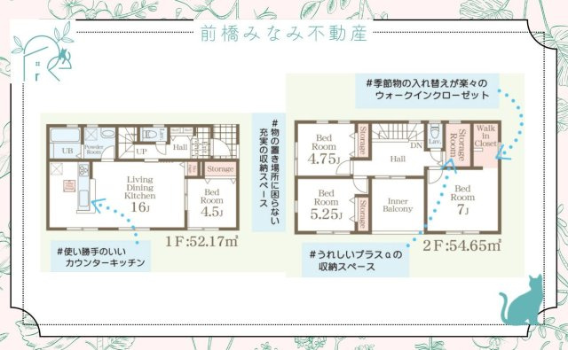 前橋市茂木町第3　２号棟(全８棟)　リーブルガーデン　新築建売分譲の区画図