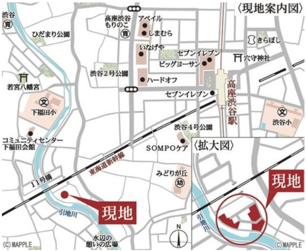 【地図】 | 大和市福田第2 新築戸建 全10棟 | ◇◆毎週土・日 オープンハウス◆◇【ナビ／大和市福田953付近】お気軽にご来場・お問い合わせくださいね♪