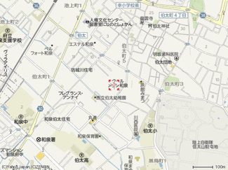 【地図】 | 坂の久保ハイツＢ