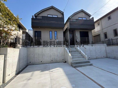 【外観】 | 神戸市垂水区塩屋北町4丁目　新築戸建A号棟　仲介手数料無料！ | きれいな外観です