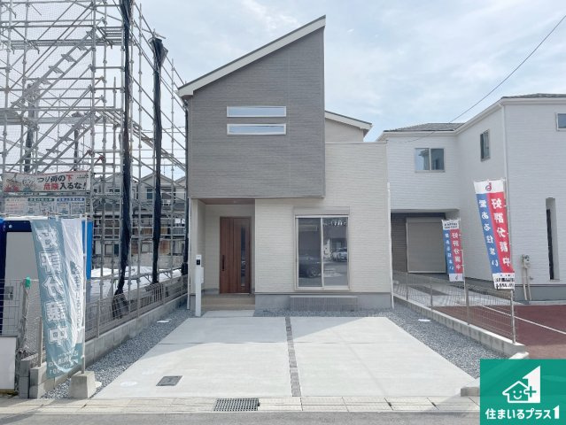 京都市伏見区羽束師鴨川町　第3期　新築一戸建ての外観|安心の10年保証！外観を美しく保ち、雨水で汚れを落とします！気になることがありましたら、お気軽にお問い合わせください！