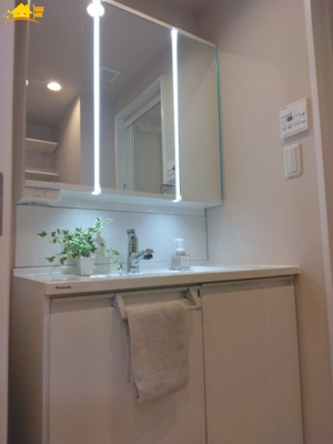 【独立洗面台】 | レヴィールエコステージ古河 | 独立洗面台、朝の身支度には欠かせません