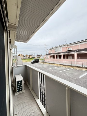 パストラル福田A棟のバルコニー